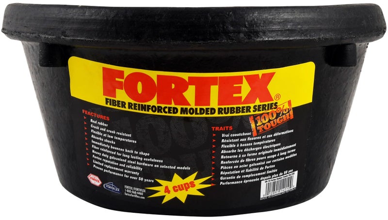 Fortex Small Feeder Pan for Dogs/Cats and Small Animals, 1-Quart